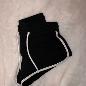 Black PJ shorts